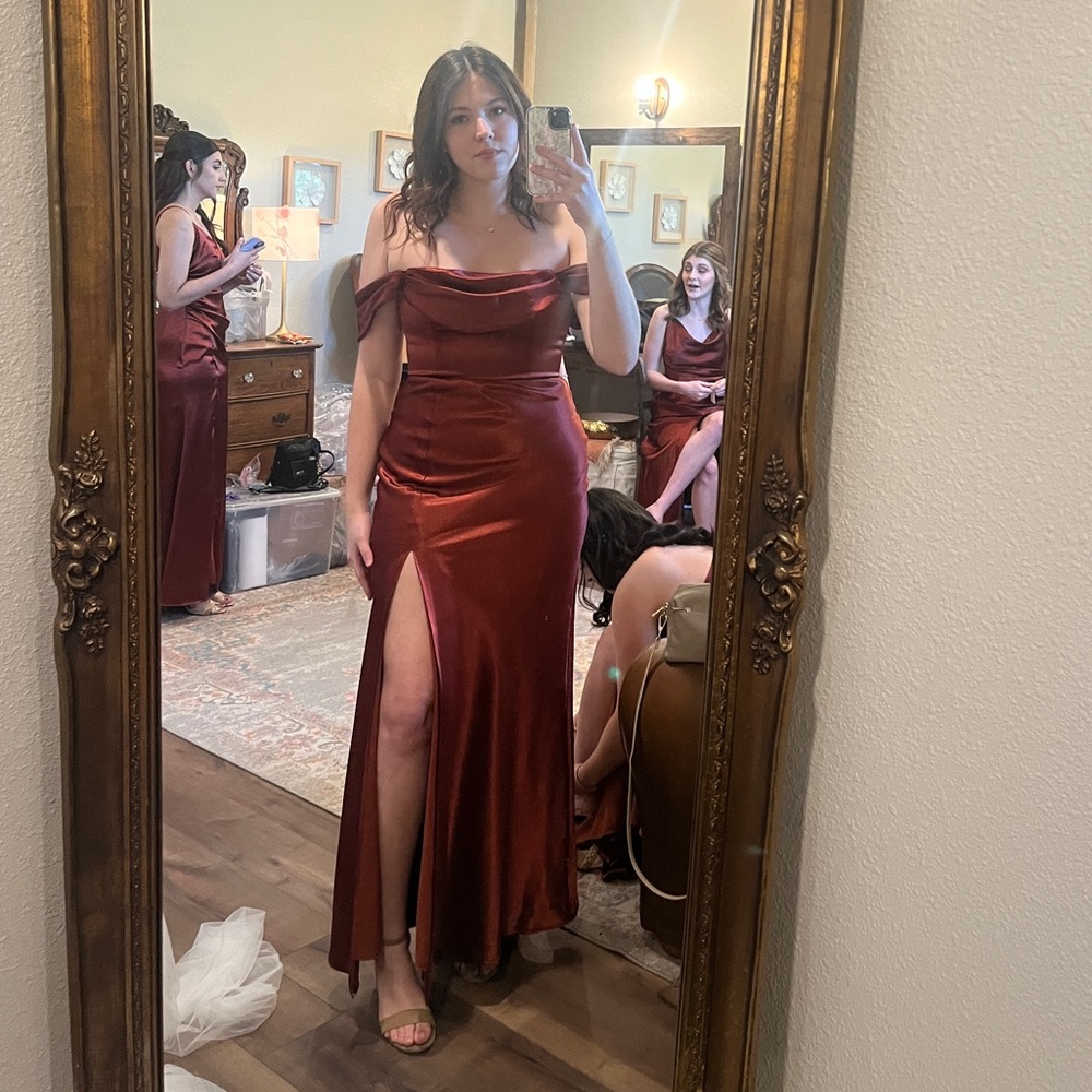 Birdy Grey Mia Convertible Dress in Satin Spice